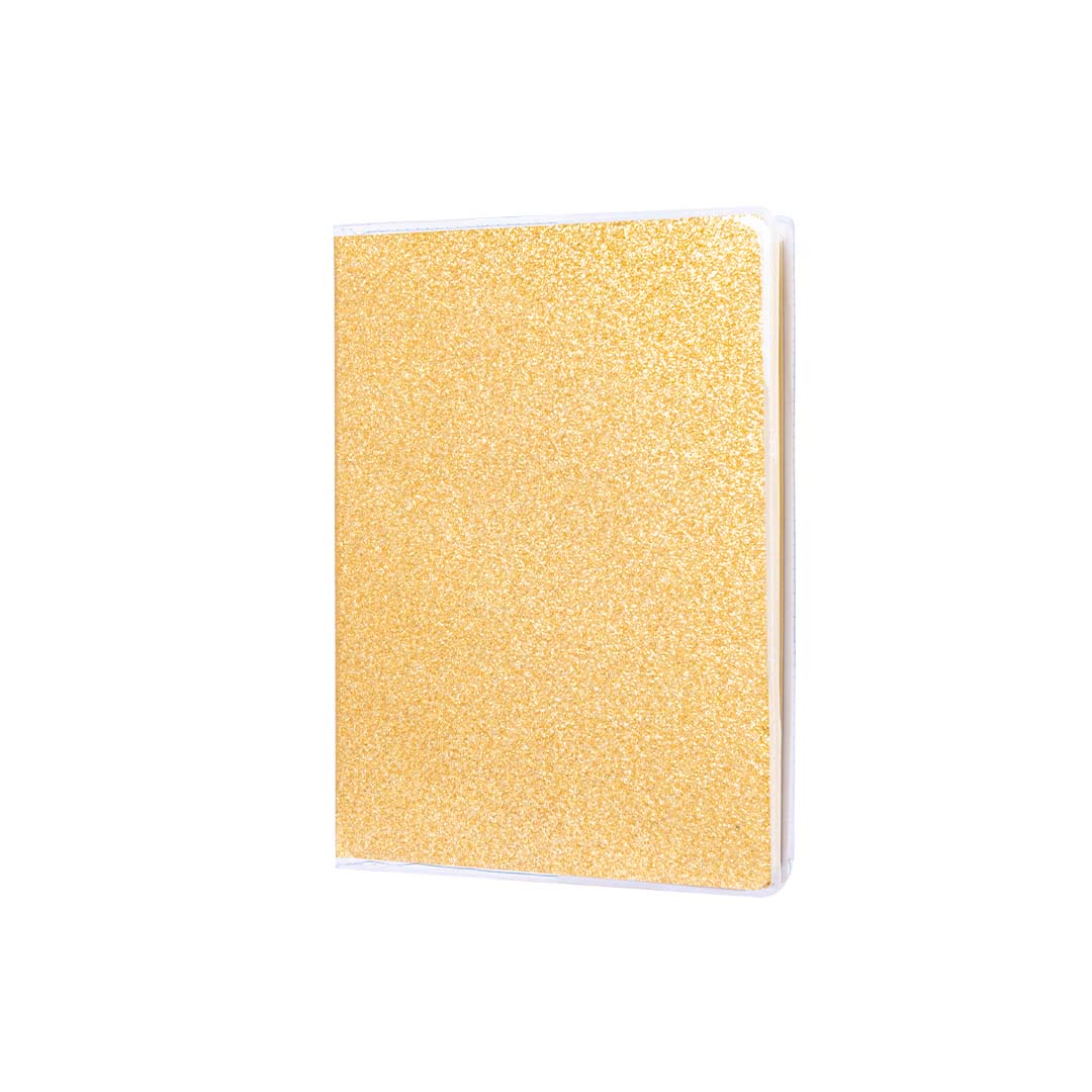 Diario Memobook Piccolo Copertina Morbida 80 Fogli Glitter Assortiti