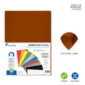 Foglio Gomma Eva 2Mm Marrone