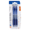 Penna a Sfera a Scatto Click Punta 0,7 mm 3 pz– Scrittura Fluida e Precisione (Blu)