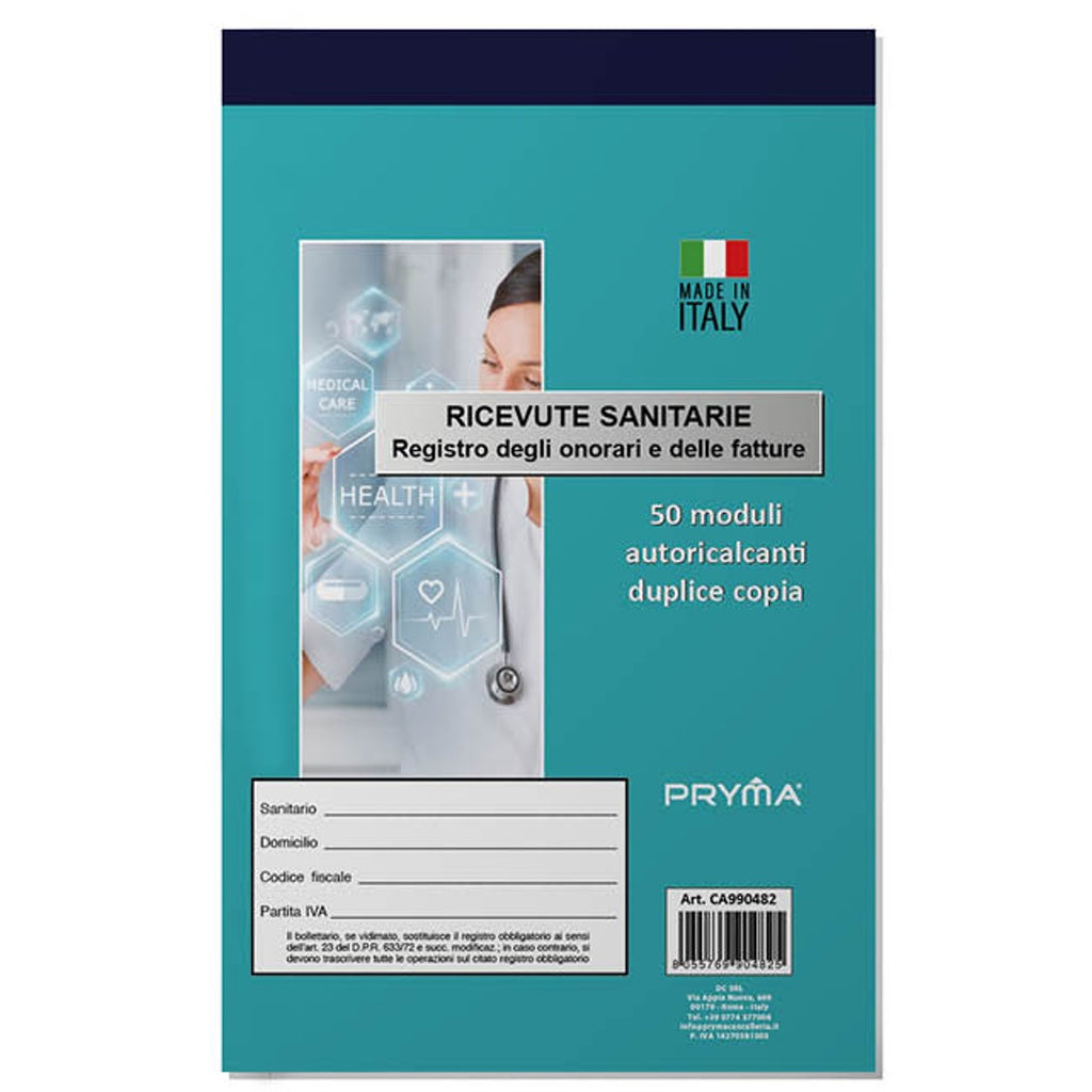 Blocco Ricevute Sanitarie