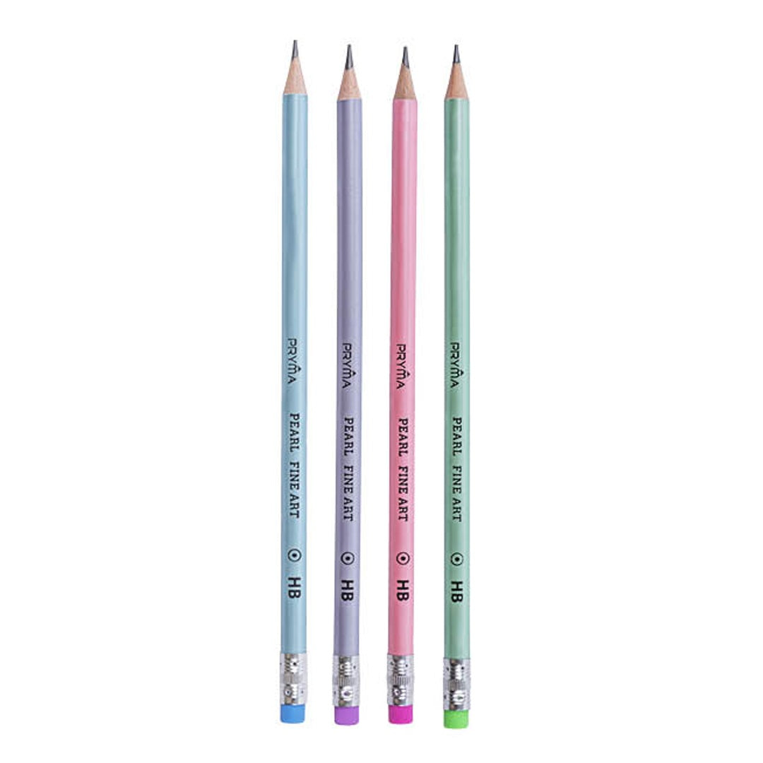 Set 4 Matite in Grafite Pearl con Gommino