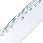 Riga Trasparente In Plastica Per Disegno Tecnico 40 cm