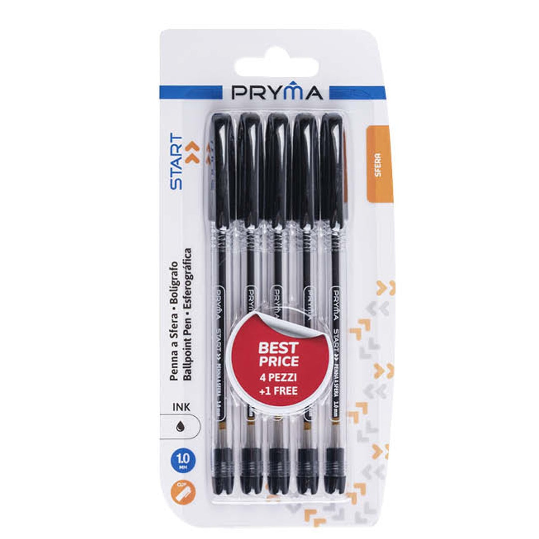 Penna a Sfera Start 1 mm – Nero