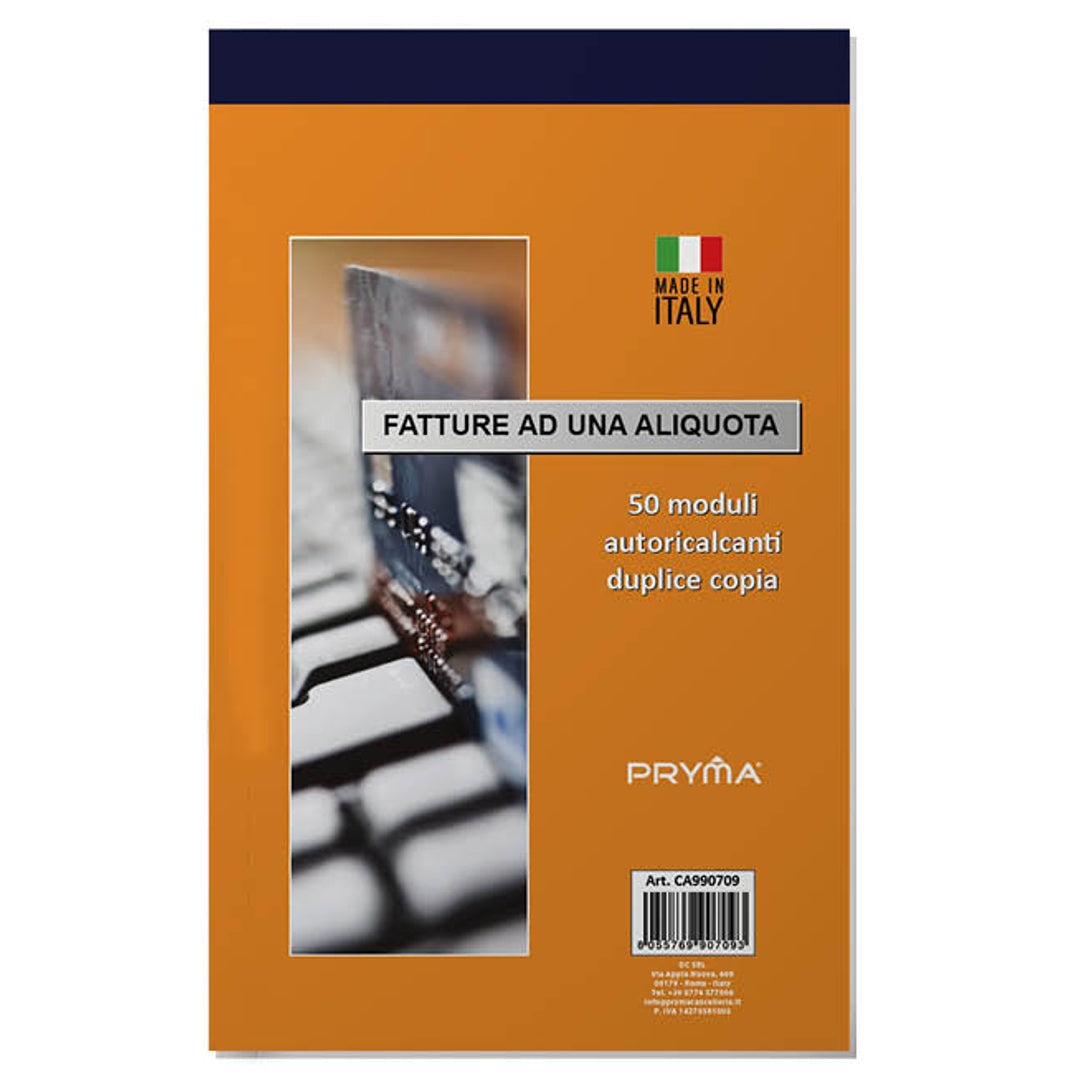 Blocco Fattura 1 Aliquota