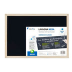 Lavagna Nera con Cornice in Legno