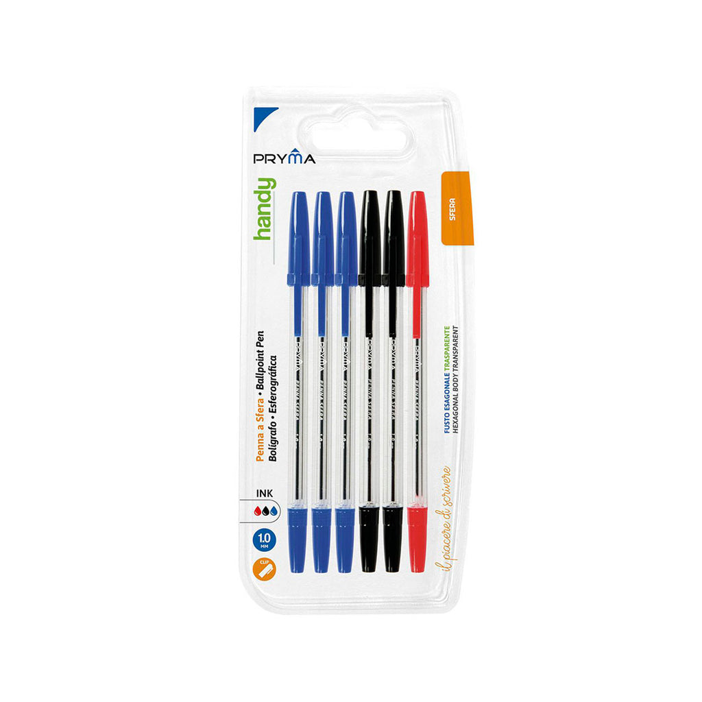 Penna Sfera Handy 1Mm 6 pz
