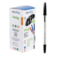 Handy Penna Sfera Punta Media 1 mm Confezione da 50 Penne Color Nero