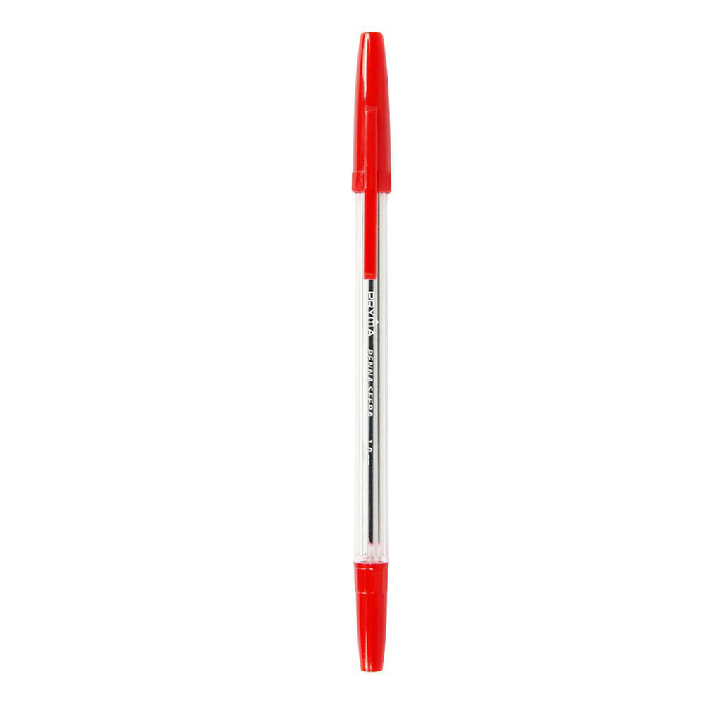 Handy Penna Sfera Punta Media 1 mm Confezione Da 50 Penne Color Rosso