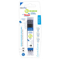 Reset Penna Cancellabile Termica, Ricaricabile, Inchiostro Gel, Tappo Clip 0.7 mm, per Scuola e Ufficio (Nero, Ricariche)