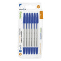 Penna a Sfera Handy con Fusto Trasparente, Punta da 1 mm – Blu
