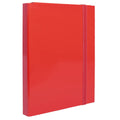 Cartella con Elastico Piatto – rosso d3