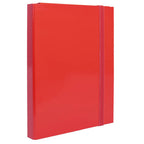 Cartella con Elastico Piatto – rosso d3