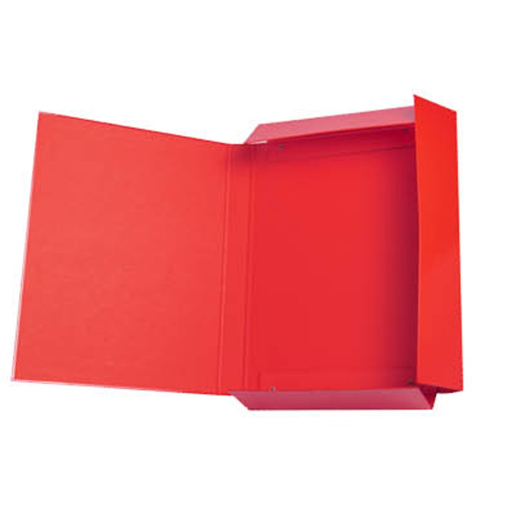 Cartella con Elastico Piatto – rosso d3