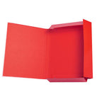 Cartella con Elastico Piatto – rosso d3