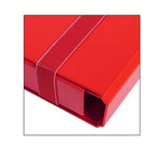 Cartella con Elastico Piatto – rosso d3
