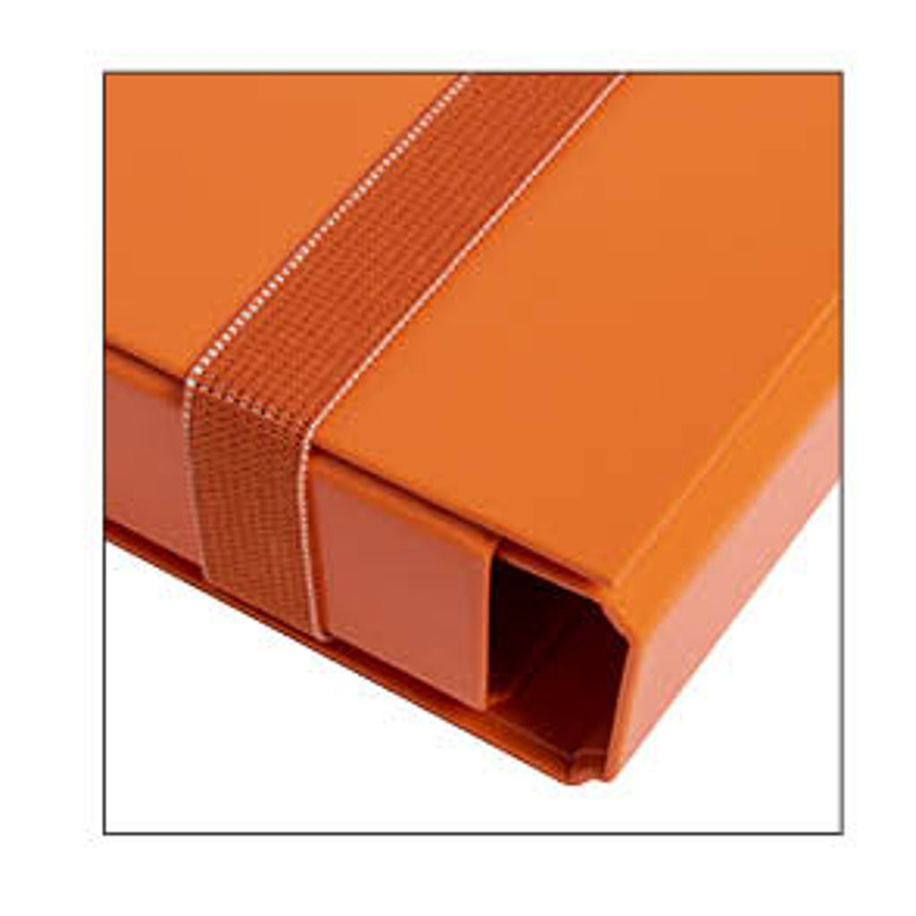 Cartella D3 con Elastico Piatto – Arancione