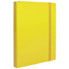 Cartella D3 con Elastico Piatto – Giallo
