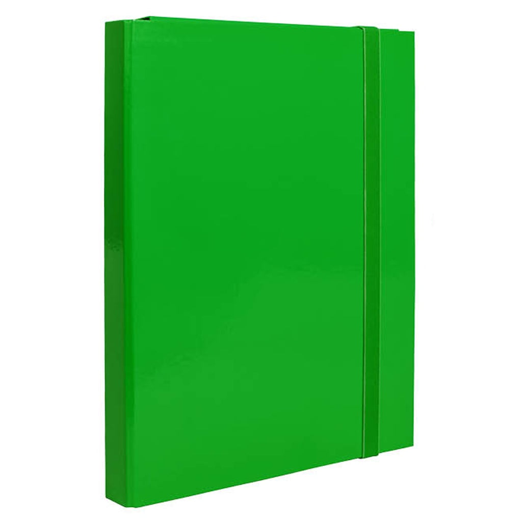 Cartella Elastico Piatto Dorso 3 Verde