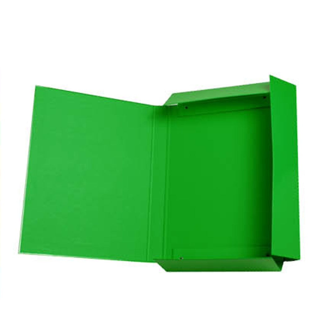 Cartella Elastico Piatto Dorso 3 Verde
