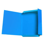 Cartella D3 con Elastico Piatto – Azzurro
