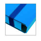 Cartella D3 con Elastico Piatto – Azzurro