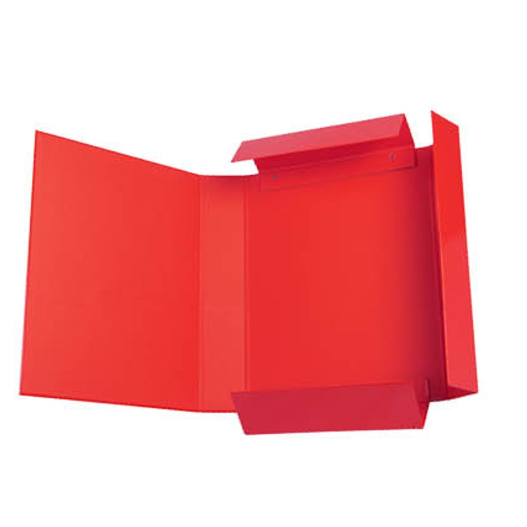 Cartella con Elastico Piatto – rosso d5
