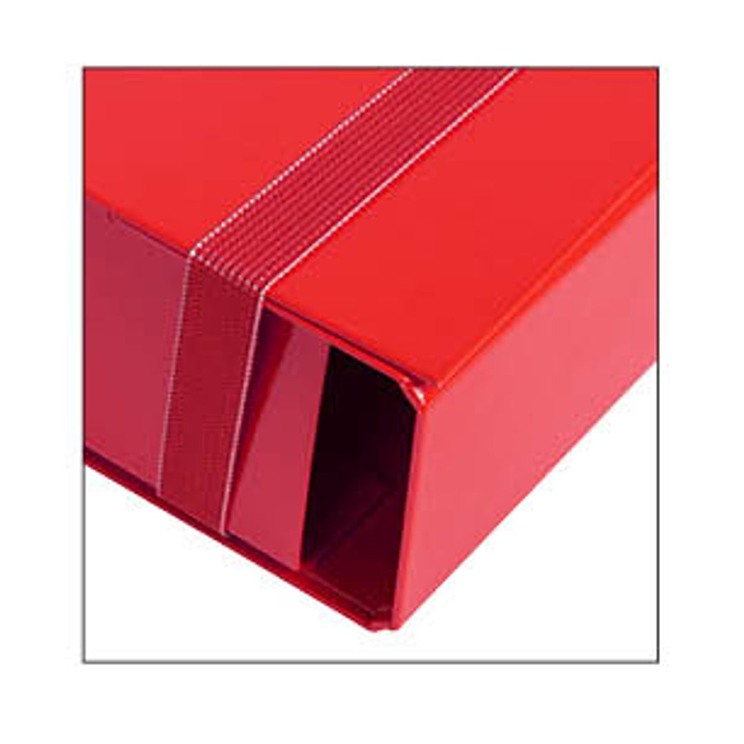 Cartella con Elastico Piatto – rosso d5