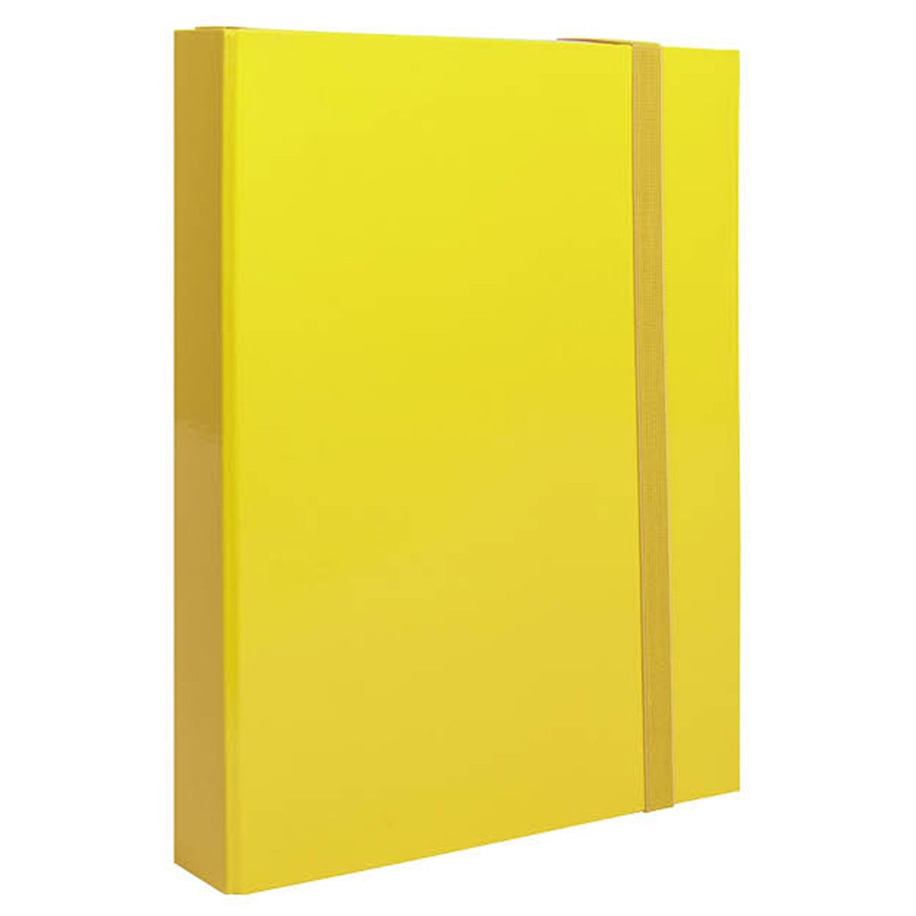 Cartella con Elastico Piatto – giallo d5