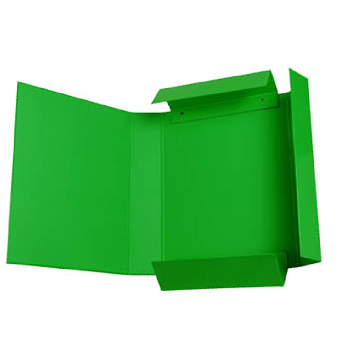 Cartella con Elastico Piatto – verde d5