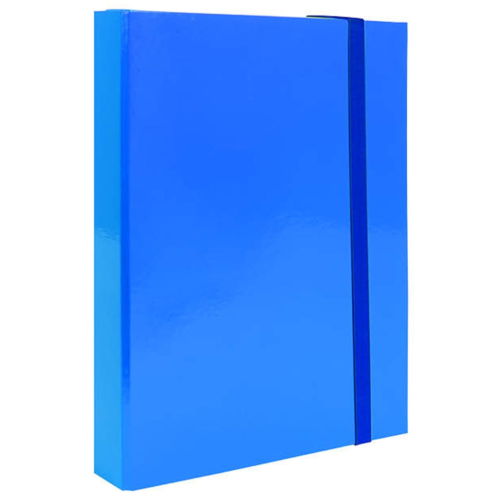 Cartella con Elastico Piatto – azzurro d5