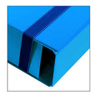 Cartella con Elastico Piatto – azzurro d5