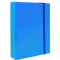 Cartella 3 Lembi con Elastico Piatto D7 – Azzurro