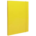 Cartella 3 Lembi con Elastico Tondo D1 Giallo