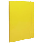 Cartella 3 Lembi con Elastico Tondo D1 Giallo