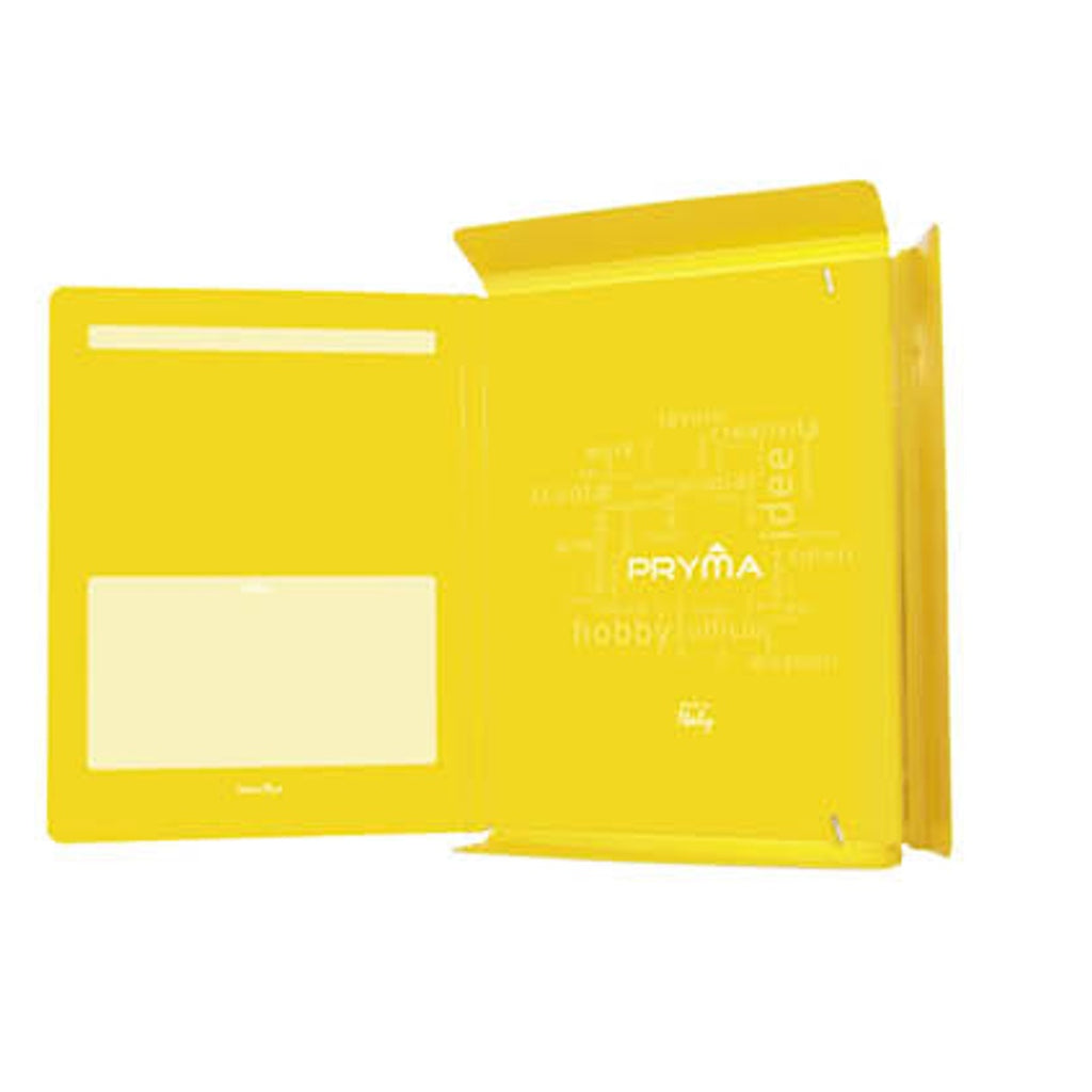 Cartella 3 Lembi con Elastico Tondo D1 Giallo