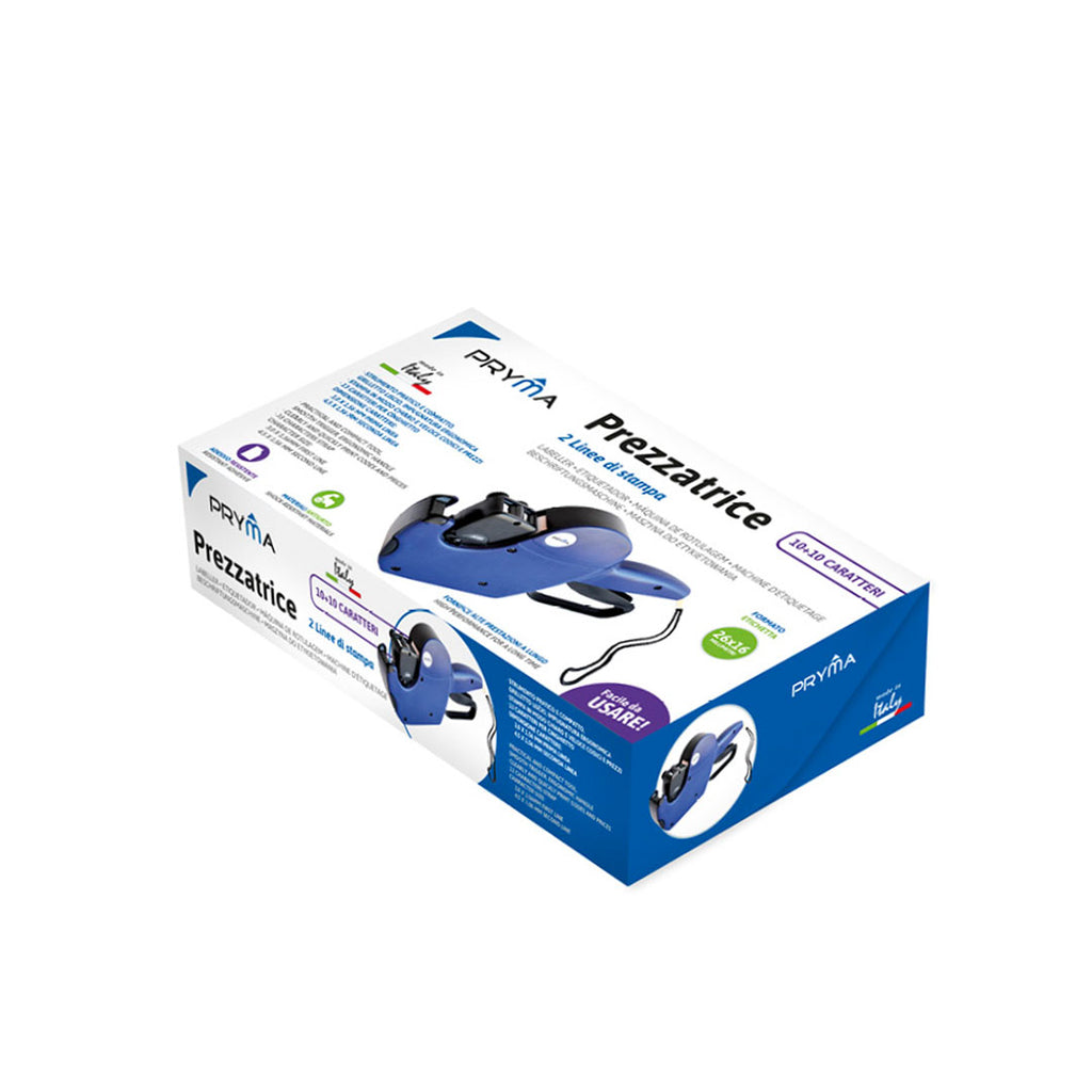 Prezzatrice 2 Linee 10-13 Caratteri Etichette
