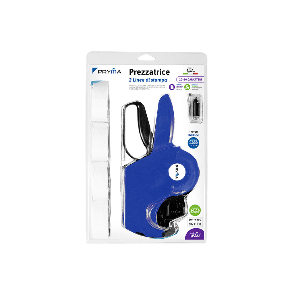 Prezzatrice 2 Linee 10-13 Caratteri Etichette