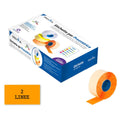 Etichetta Adesiva Prezzo 2Linee 36Rt Arancione