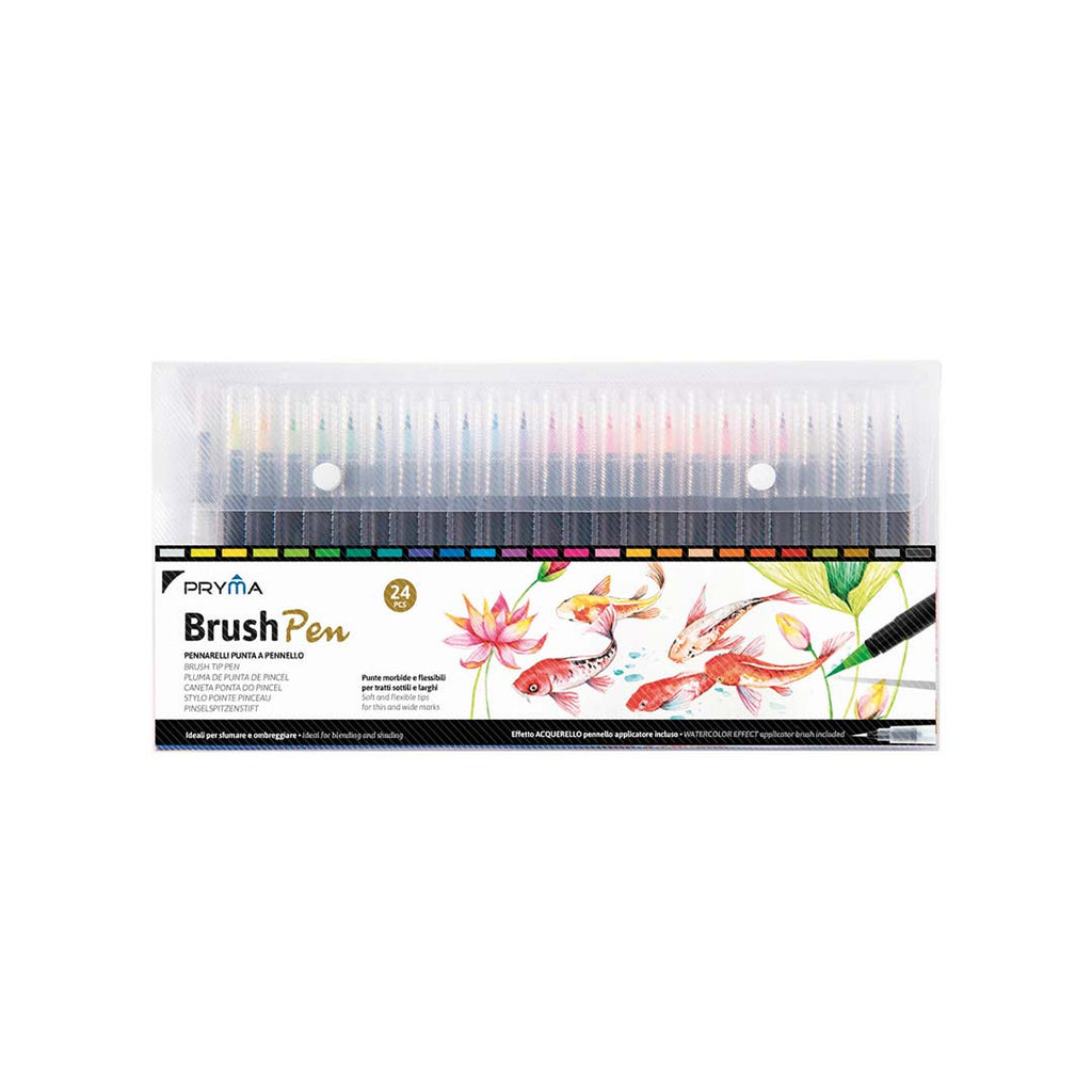 Brush Pen Con Pennello Applicatore – 24