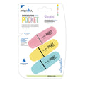 Evidenziatore Mini Pocket – Pastel Rosa Azzurro