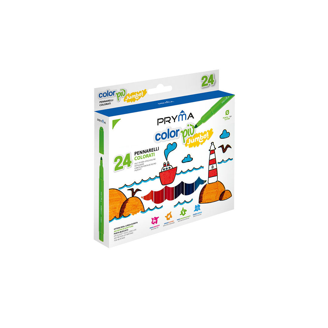 Pennarelli Colorpiu Jumbo 24 pz