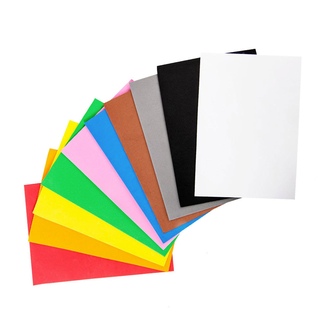 Fogli Colorati Gomma Eva Formato A4 Spessore 2mm