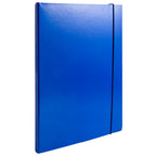 Cartella 3 Lembi con Elastico Tondo D1 Blu