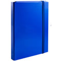 Cartella con Elastico Piatto – blu d5