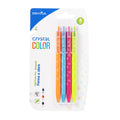 Penna Sfera Crystal Color 0.7Mm 4 pz Blu