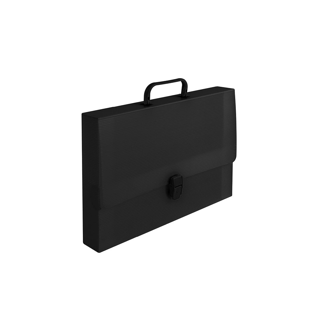 Valigetta con Manici 1 Chiusura a Clip Nero – 27x38x8