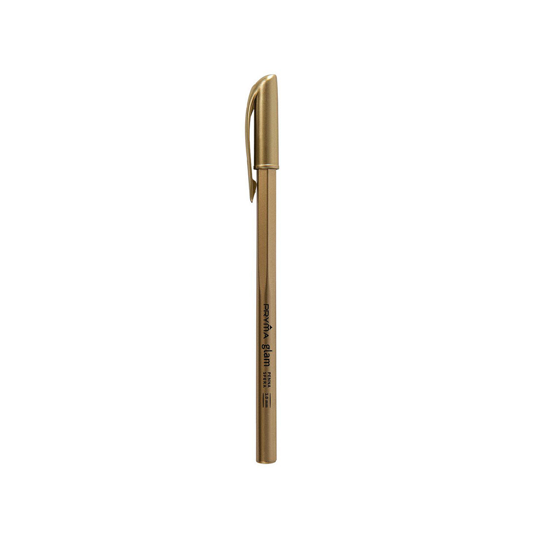 Penna Sfera Glam Oro 3 pz Blu