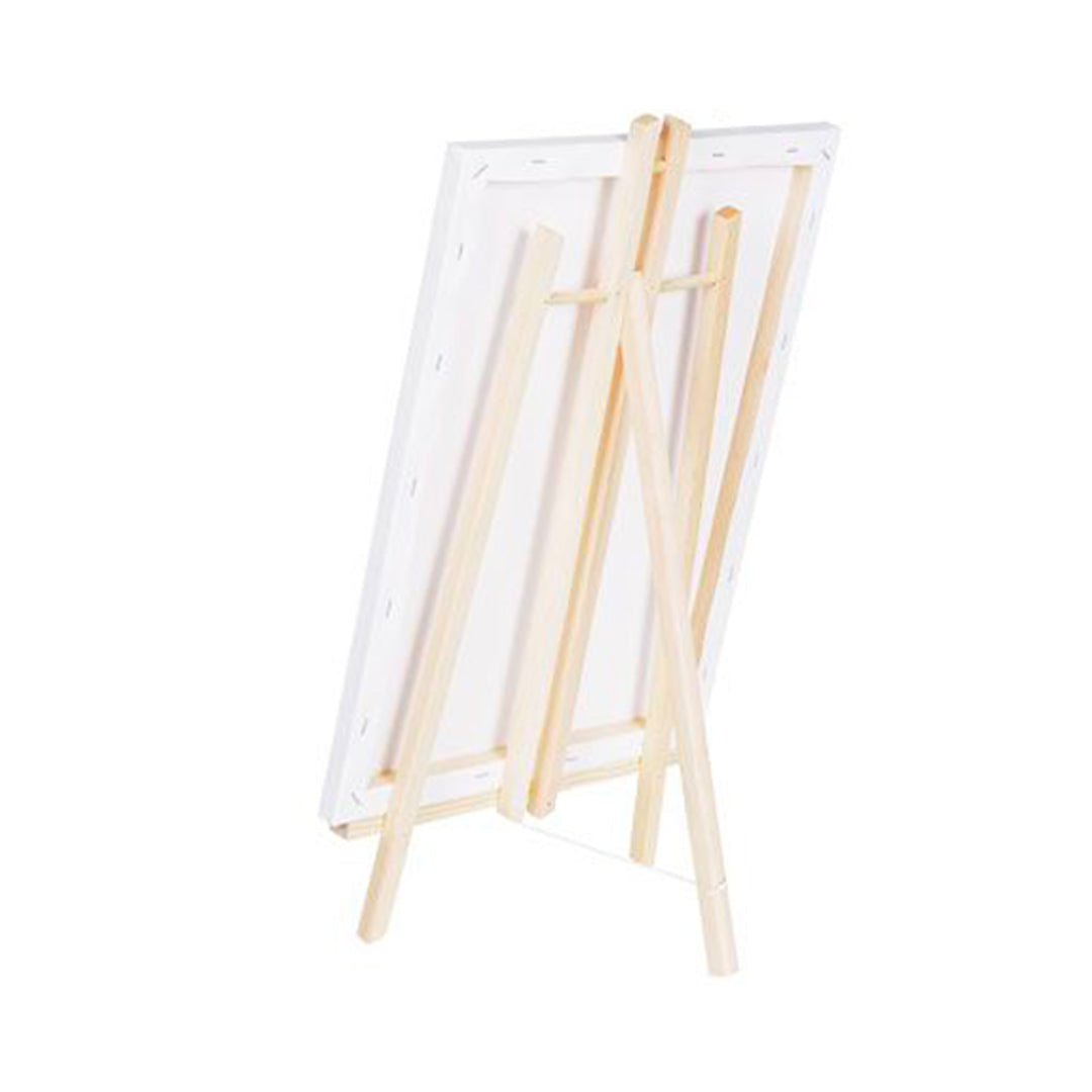 Cavalletto Da Pittura In Legno Con Tela Da – 30x40