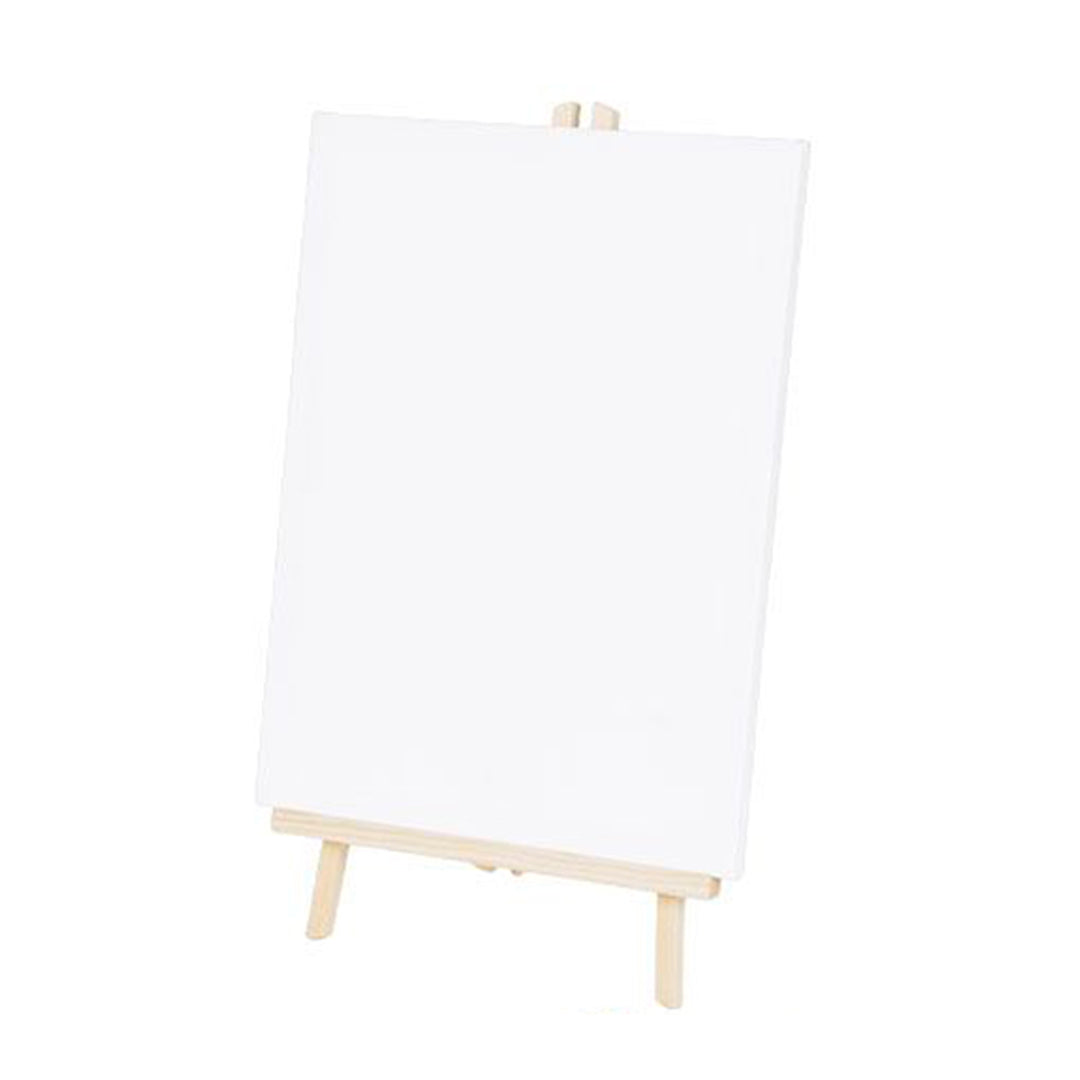 Cavalletto Da Pittura In Legno Con Tela Da – 30x40