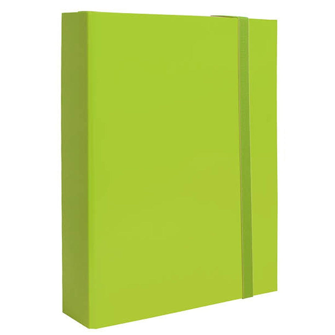 Cartella con Elastico Piatto – verde chiaro d5